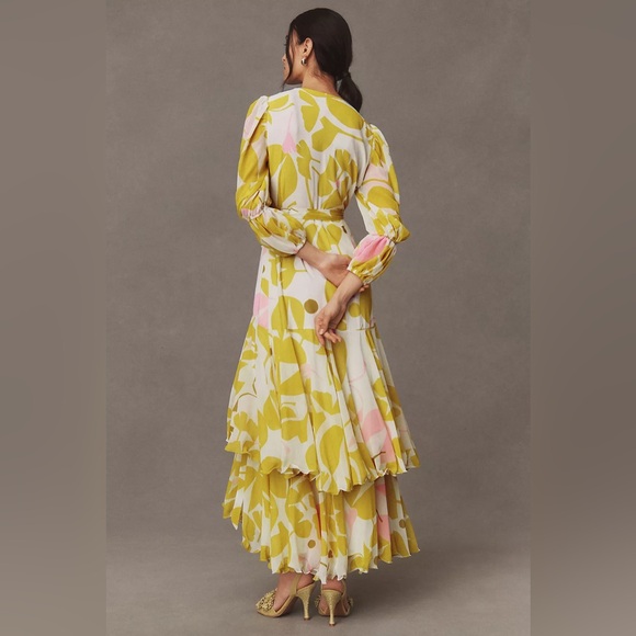 Hutch Chiffon Long-Sleeve Maxi Dress - Picture 2 of 5